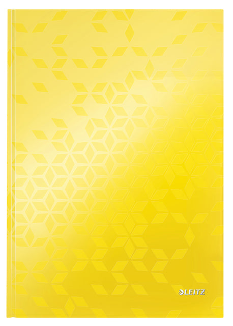 Notebook Leitz Wow A4 160Blz 90gr Linie Gelb