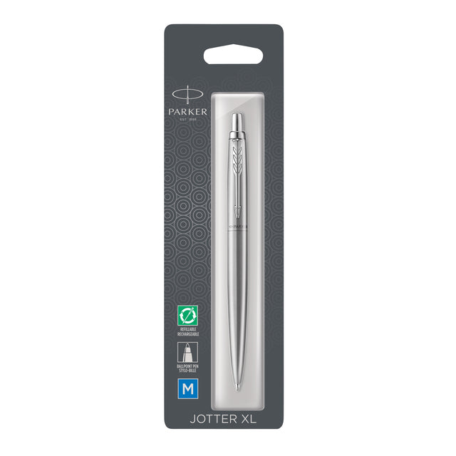 Kugelschild Parker Jotter XL SE20 Monochrom Edelstahl