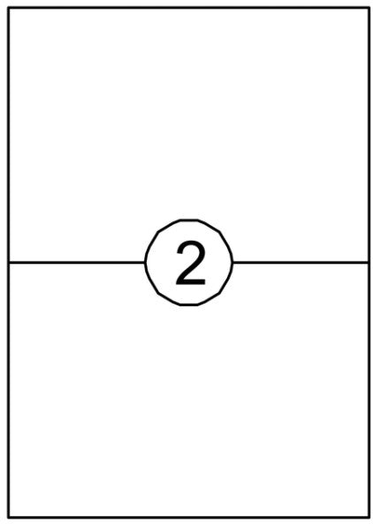 Quantore - Etikett 210x148mm 200st | 10 Stücke