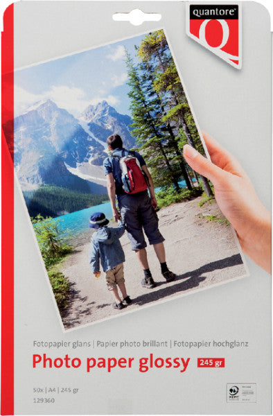 Quantore - Fotopapier A4 Gloss 50 Blatt 250gr