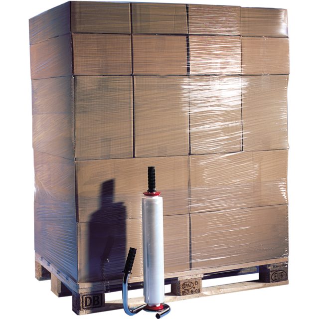 Klika - Folie | Handroll Stretch Film | Lldpe | 45 cm | 300m | 17my | Transparente 6 -Rolle