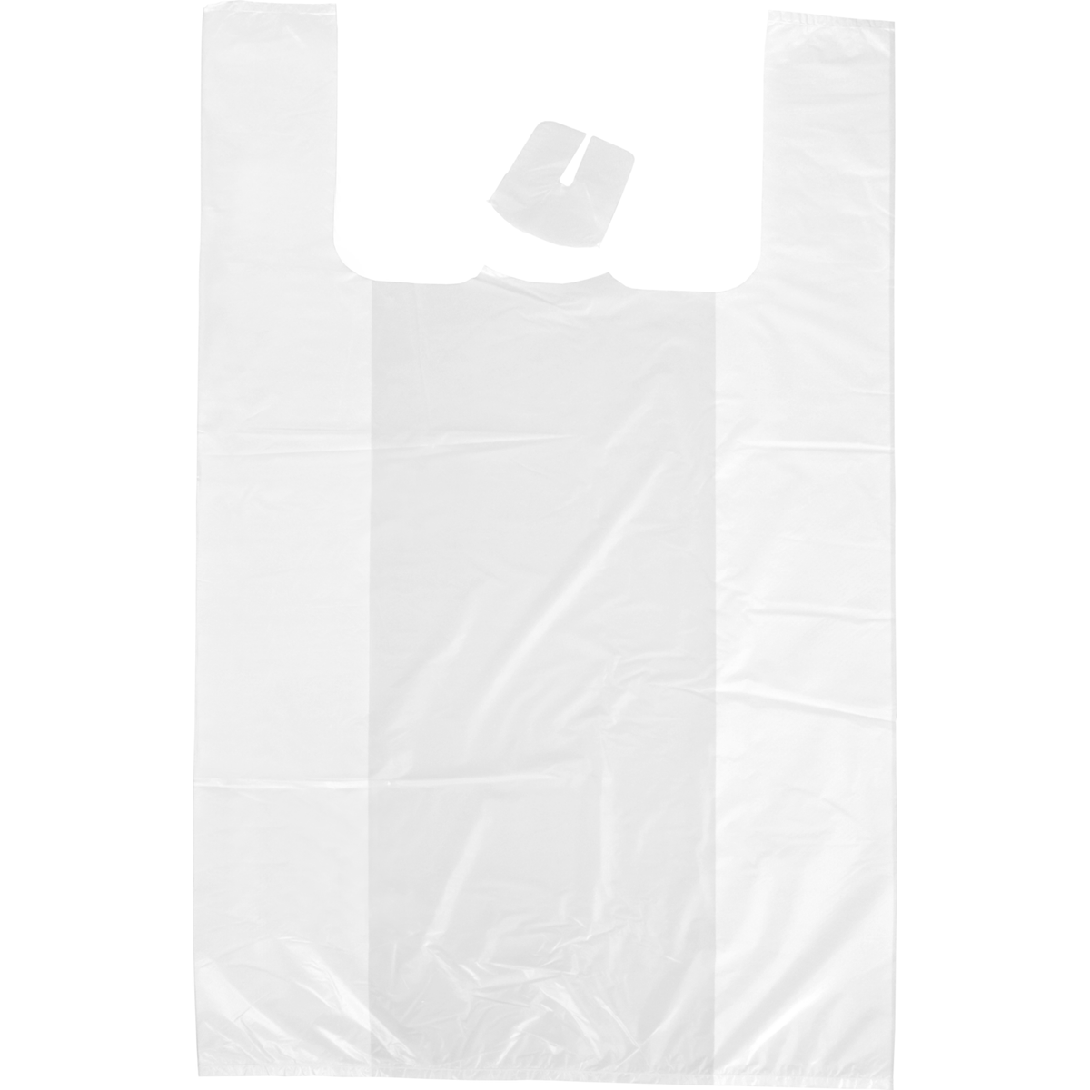 Top -Qualität - Bag | HDPE | 28x 7x50cm | Hemdtasche | Weiß | 2000 Stücke