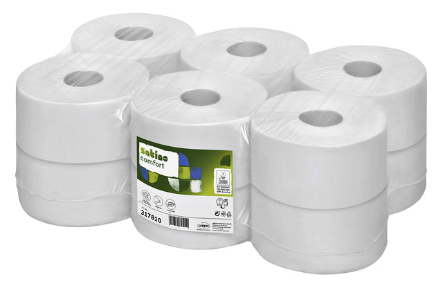 Toilettenpapier Satino Komfort Mini 2-layer 180 m 12 Rollen