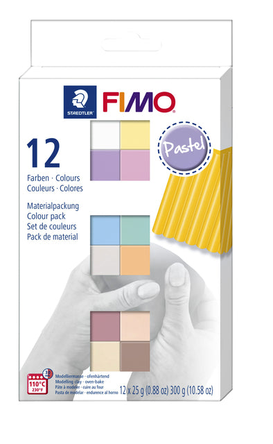 Clay fimo weicher Farbanzug für 12 Pastellfarben