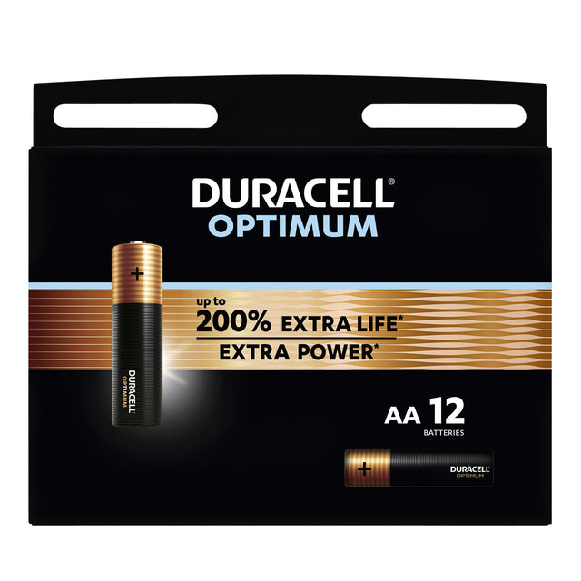Batterie Duracell optimal 200% 12xaa