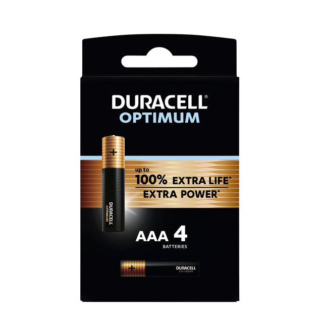 Batterie Duracell Optimum 100% 4xaaa