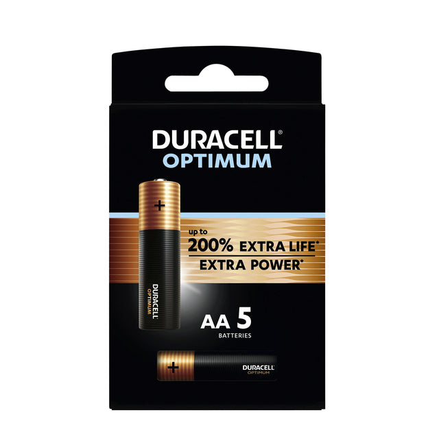 Batterie Duracell optimal 200% 5xaa