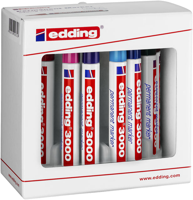 Filztip Edding 3000 um Assorti 1,5-3 mm Set von 10 Teilen