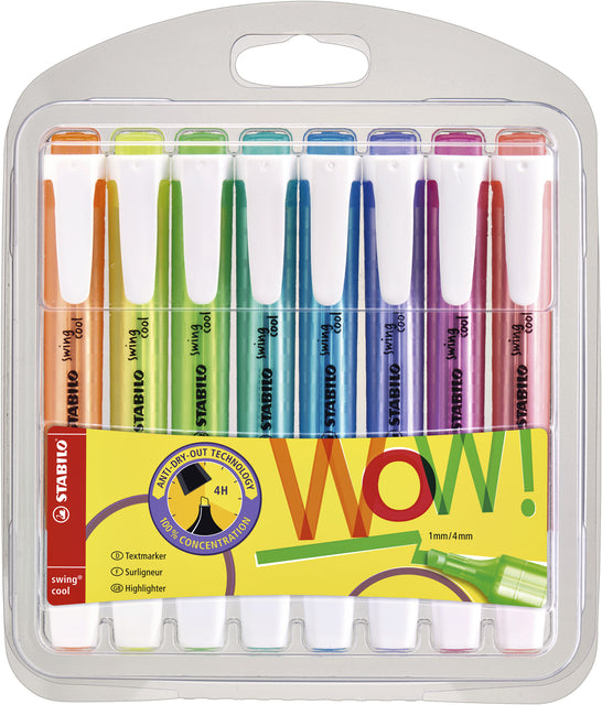 Markierungsmarker Stabilo Swing Cool Col Penny von 8 Farben