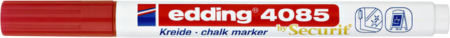 Chalkstift Edding von Securit 4085 um 1-2 mm rot | 10 Stück