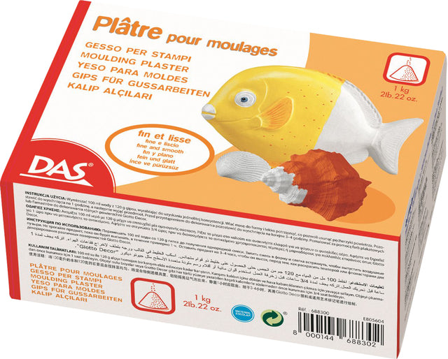 Gipspulver Dachs 1kg | Nimm 1 Stück
