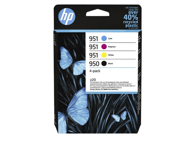Tintenpatrone HP 6ZC65AE 950/951 Schwarz + 3 Farben