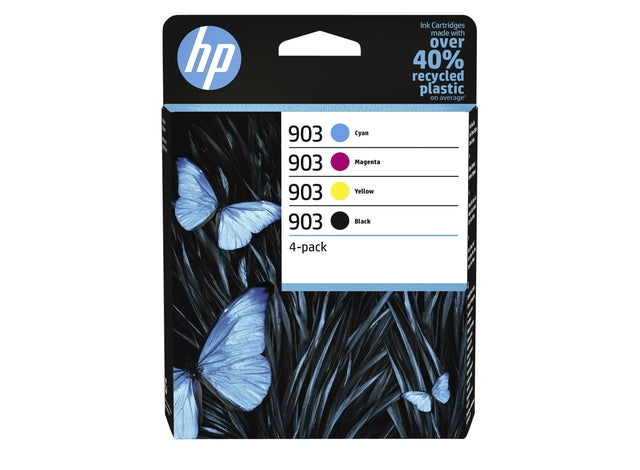 Tintenpatrone HP 6ZC73AE 903 Schwarz + 3 Farben