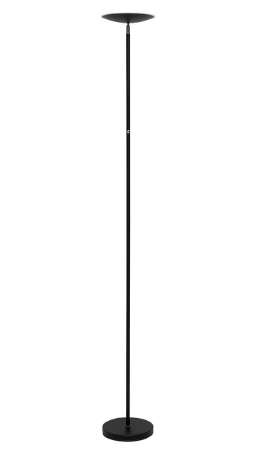 Stehlampe Maul Kugel LED Dimmbar hoch 183 cm schwarz