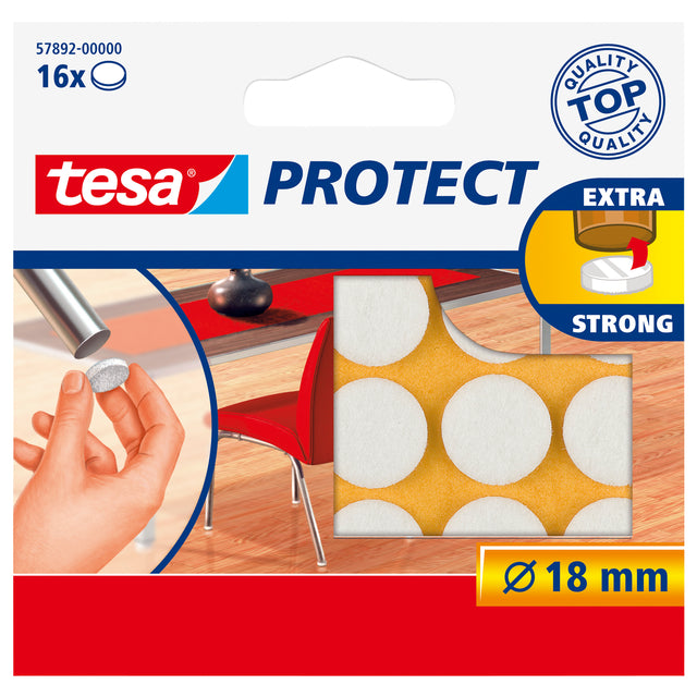 Schutzgefühl Tesa Anti -Gras 57892 18mm um Weiß