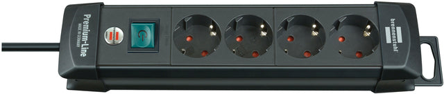 Socket Brennenstuhl Premium 4-fach 1,8 m schwarz | 2 Stücke