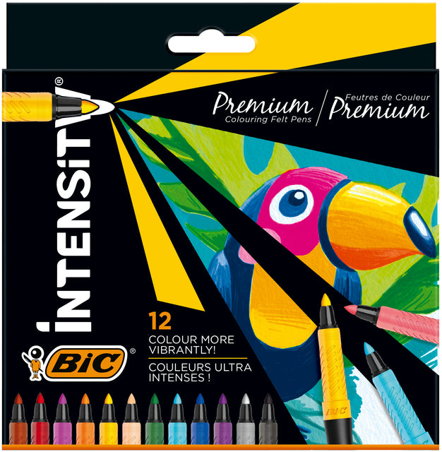 Farbmarker BIC Intensität Penny von 12 Farben