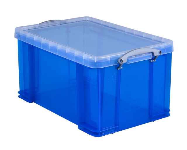 Speicherbox wirklich nützlich 48 Liter 600x400x315 mm transparent blau