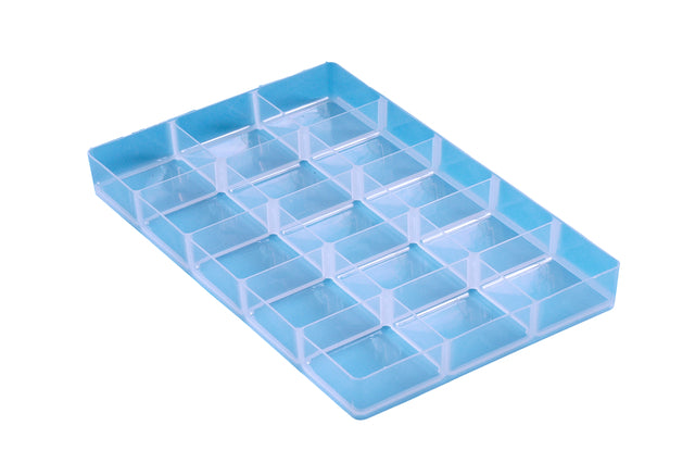 Tablett Ru für 4 und 9lTR 342x215x35mm transport weiß | Schrumpfung ein 1 Stück