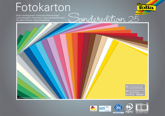 Photocarton Folia 2 -Seiten 50 x 70 cm 300gr 25vvvvvvvvvler