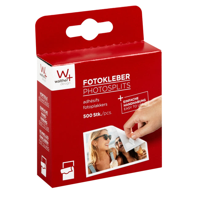 Fotoplakker Walther 13x17mm 500 Stück