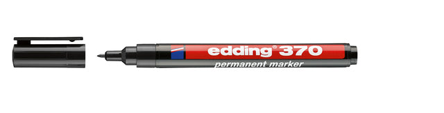 Filz -Tip Edding 370 Runde 1mm schwarz