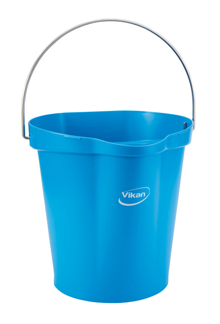 Eimer Vikan mit Geschenkanzug und Größe 12l Blau