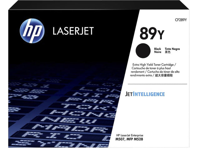 Tonercartridge HP CF289y 89y Schwarz
