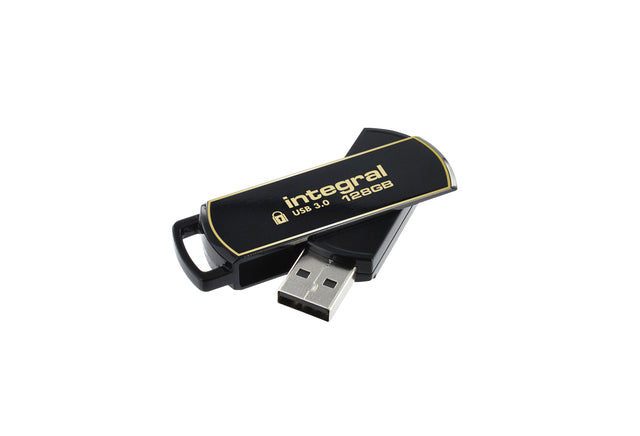 USB Stick Integral 3.0 Secure 360 128 Go noir