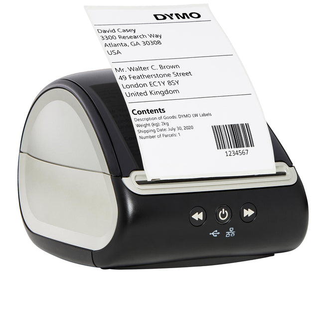 Etikettendrucker Dymo LabelWriter 5xl breit -Größe -Etikett