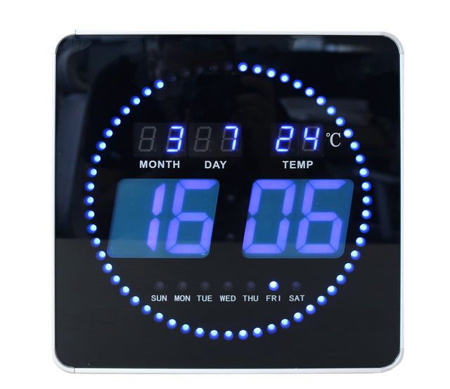Wanduhr Unilux Flo LED 28cmx28cm