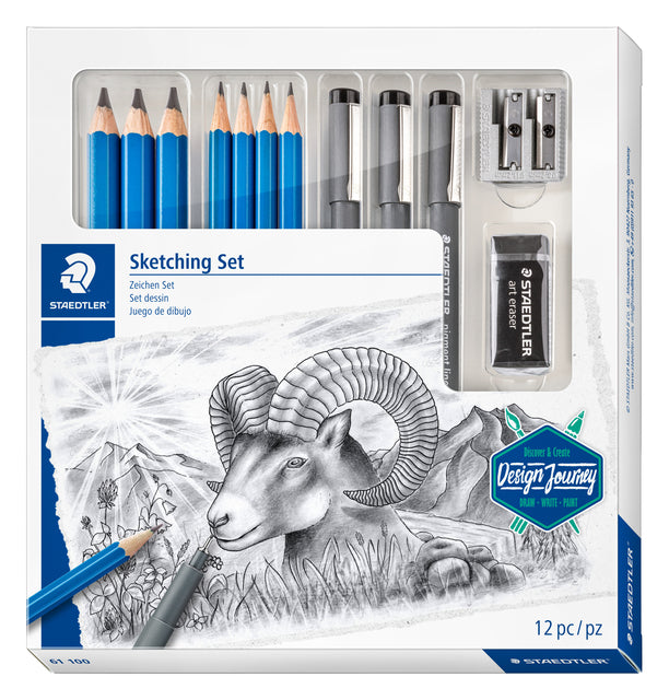 Bleistift Staedtler Design Journey Sketch Set 12-Stück | 4 Stück