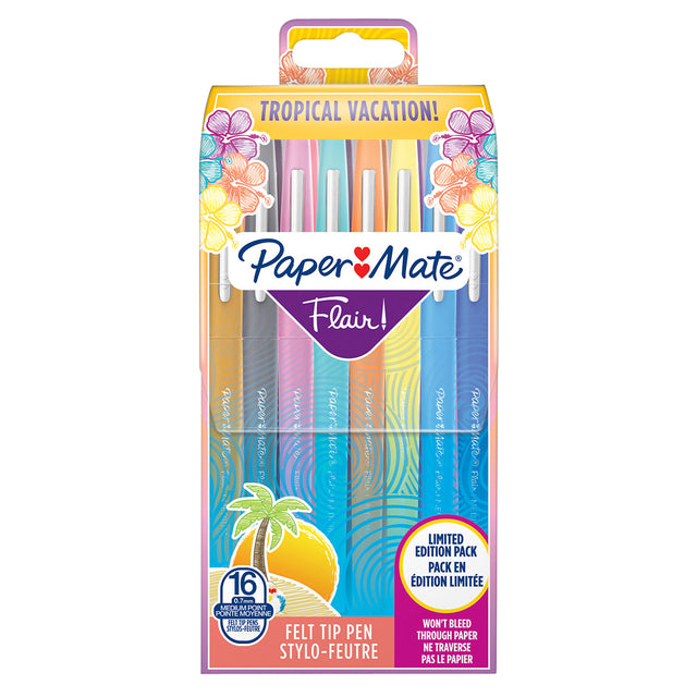 Fineliner Paper Mate Flair Urlaub 16 Farben