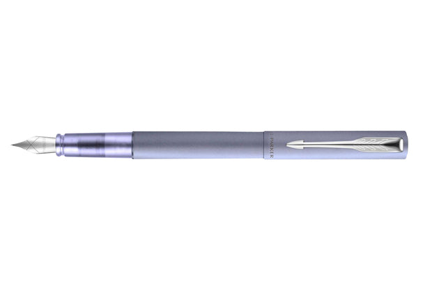 Brunnen Pen Parker Vektor XL Silberblau Medium
