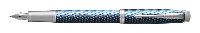 Fountain Pen Parker im Premium blau CT fein