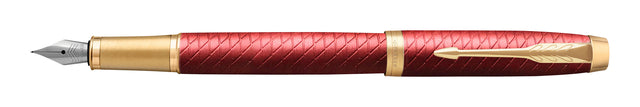 Fountain Pen Parker im Premium Deep Red GT fein