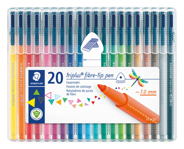 Colorstift staedtler 323 Triplus Farbe bei 20 Farben