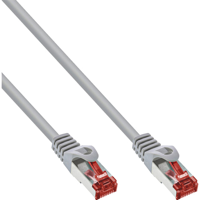 Kabelinline Cat.6 S FTP Kupfer 3 Meter grau