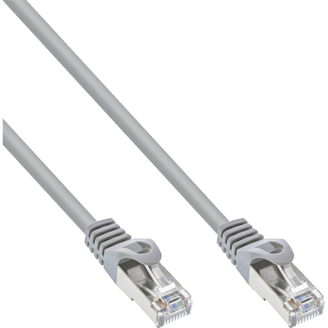 Kabelinline Cat5e SF UTP 10 Meter grau