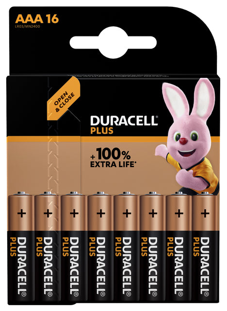Batterie Duracell plus 16xaaa | 10 Stück