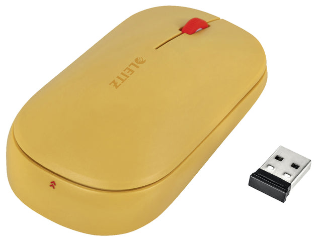 Maus Leitz Wireless gemütlich gelb
