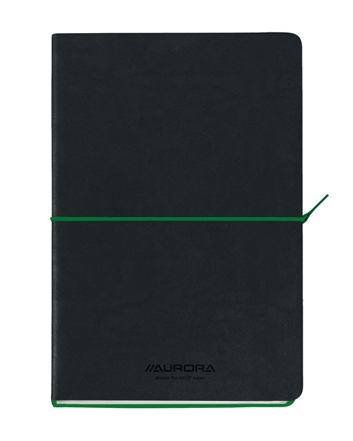 Notizbuch Aurora Tesoro A5 192BLZ LINE 80GR GREEN