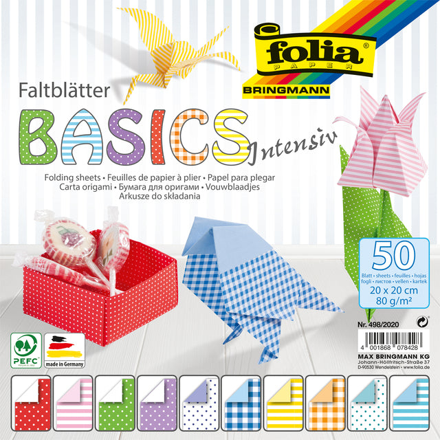 Faltpapier Folien Grundlagen 50vvvr. Assorti