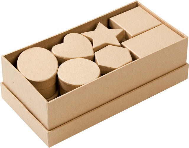 Box Folia Cardboard Set á 15st Assorti