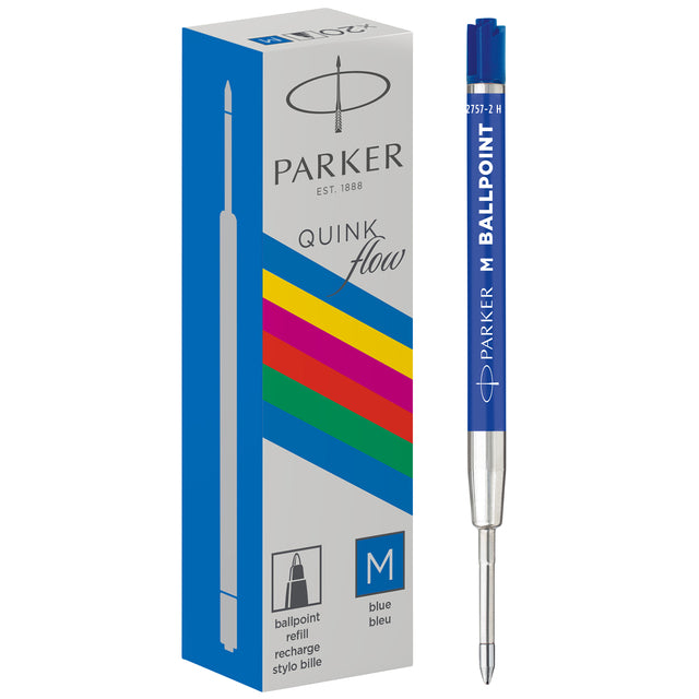 Ballpin füllen Parker Economic Blue Medium