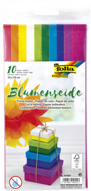Seidenblütepapier Folia 50x70cm 20gr assorti
