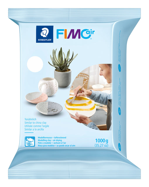 Montage Ton Fimo Air 1000 Gramm White