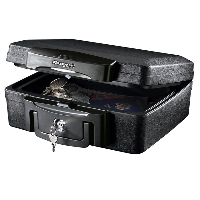 Sicherheitsbox Masterlock Fire -frei und wasserdichtes Format S schwarz