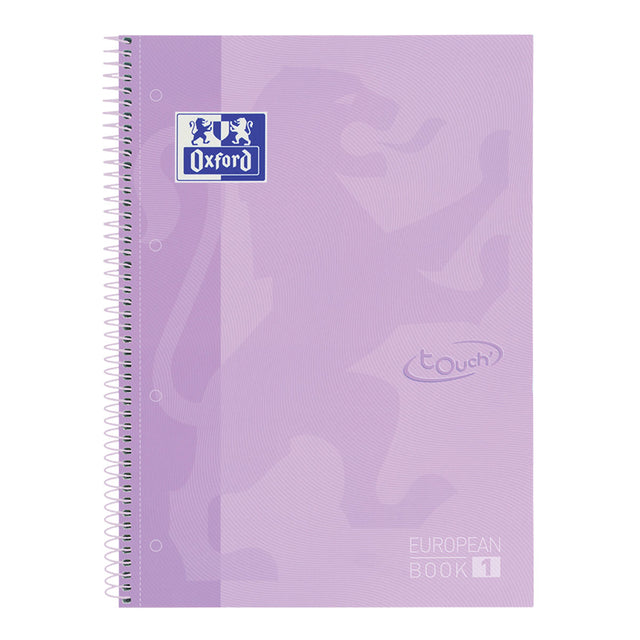 Notebook Oxf Touch EuropeanB A4+ Zeile 80V PPP | 10 Stück