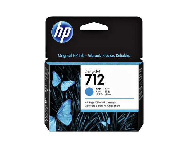 Tintenpatrone HP 712 3ed67a Blau